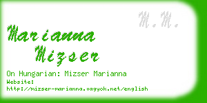marianna mizser business card